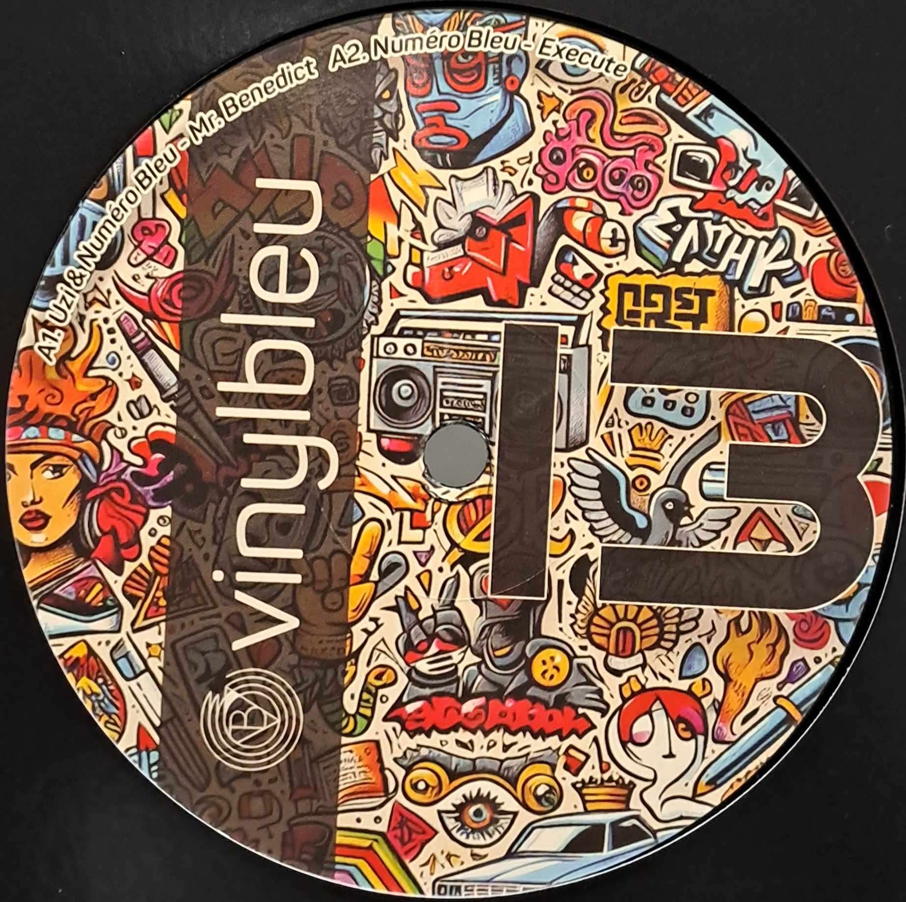 Vinylbleu 13 - vinyle freetekno